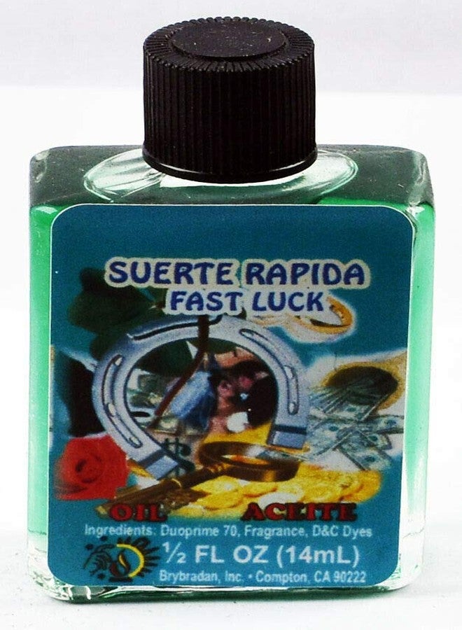1 Piece BRYBRADAN Fast Luck Spiritual Oil Suerte RAPIDA ACEITE ESPIRITUAL -1/2 FL OZ 14.7ML
